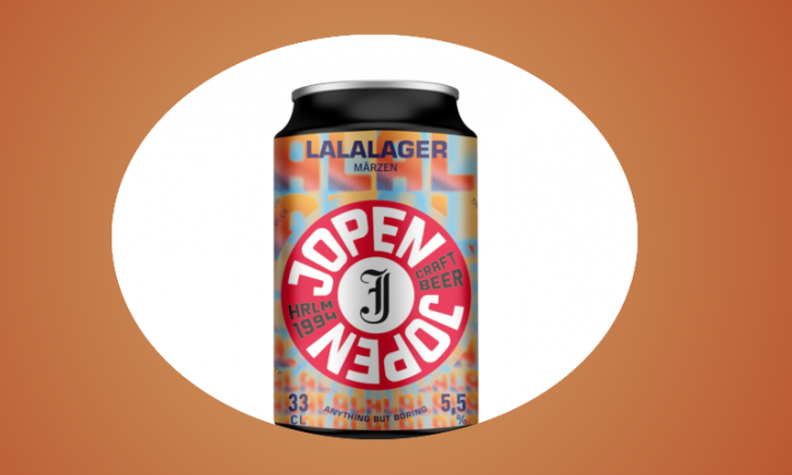 Jopen LaLaLager bier Jopen LaLaLager bier